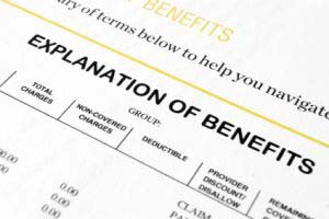 Explanation of benefits