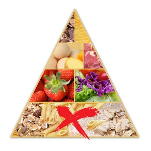 Gastric bypass surgery food pyramid.