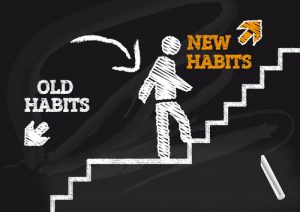 Bad habits vs. good habits.